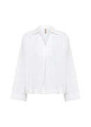 Netti 137 Plain Blouse - White