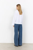 Netti 137 Plain Blouse - White