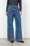 Heda 2 Wide Leg Jean - Medium Blue