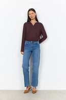 Kimberly Straight Leg Jeans - Coastel Fjord Blue