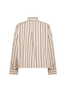 Haley 2 Stripe Shirt - Madder Brown Combi