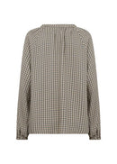 Halia 1 Check Print Blouse - Tempest Combi