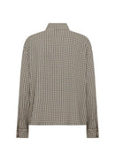 Halia 2 Check Tie Collar Blouse - Tempest Combi