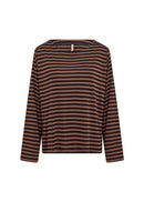 Helle YD 2 Striped Blouse - Navy Combi