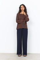 Helle YD 2 Striped Blouse - Navy Combi
