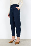 Charissa2 Drawstring Trouser - Navy