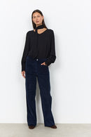 Helin 2 Wide Leg Trouser - Navy