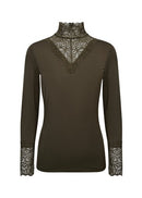 Marica 20 Lace T-Shirt - Forest Night