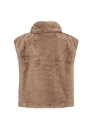 Haye 1 Fuzzy Texture Waistcoat - Camel