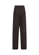 Hebe 4 Straight Leg Trouser - Chocolate Plum Combi