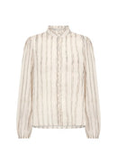 Harpa 1 Stripe Print Shirt - Chocolate Plum Combi