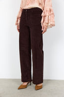 Helin 2 Wide Leg Trouser - Chocolate Plum