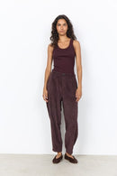 Bindi 20 Cord Trouser - Chocolate Plum