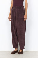 Bindi 20 Cord Trouser - Chocolate Plum