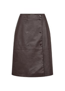 Gunilla 12 Polyurethan Skirt - Chocolate Plum