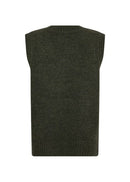 Herla 1 Sleeveless Jumper - Forest Night Melange