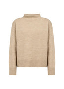 Herla 3 High Neck Jumper - Sand Melange