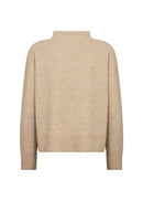 Herla 3 High Neck Jumper - Sand Melange