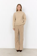 Herla 3 High Neck Jumper - Sand Melange