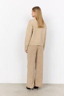 Herla 3 High Neck Jumper - Sand Melange