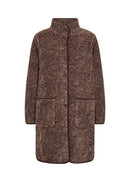 Gertrud 5 Textured Jacket - Chocolate Plum Melange Combi