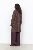 Gertrud 5 Textured Jacket - Chocolate Plum Melange Combi
