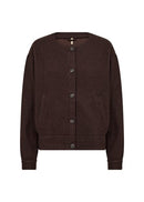 Vagna 8 Button Jacket - Dark Earth Melange