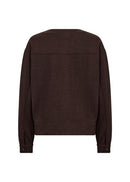 Vagna 8 Button Jacket - Dark Earth Melange