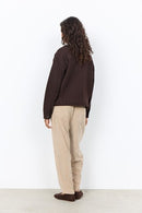 Vagna 8 Button Jacket - Dark Earth Melange