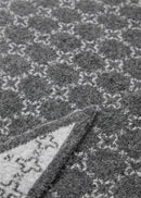 Golly1 Geometric Print Scarf - Light Grey Melange Combi
