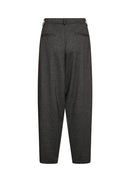 Heika 3 High Waist Trouser - Dark Earth Melange