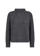 Herla 3 High Neck Jumper - Dark Earth Melange