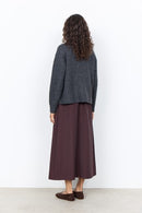 Herla 3 High Neck Jumper - Dark Earth Melange
