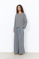 Helle YD 2 Striped Blouse - Black Combi