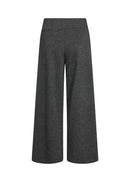 Hebe3 Herringbone Wide Trouser - Black Combi