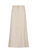 Ina 58 Linen Mix Long Skirt - Sand