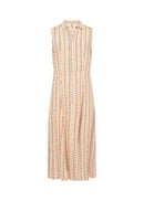 Elsia VNeck Print Maxi Dress - Papaya Combi