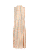 Elsia VNeck Print Maxi Dress - Papaya Combi