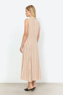 Elsia VNeck Print Maxi Dress - Papaya Combi