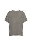 Delia 1 Loose V Neck T-Shirt - Misty