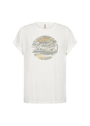 Marica Front Print T-Shirt - Misty