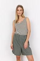 Ina Linen Mix Loose Shorts - Misty