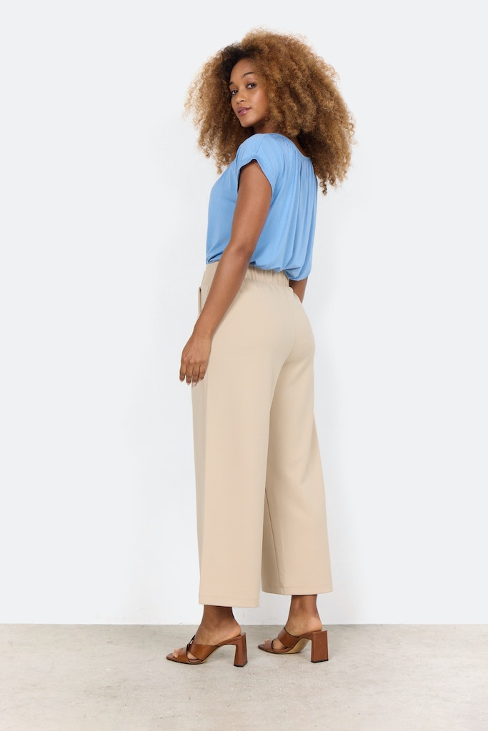 Siham 36 Wide Trouser - Sand