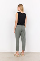 Marica V Neck Sleeveless Top - Black