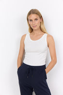 Ryan 1 Sleeveless Top - Offwhite