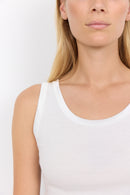 Ryan 1 Sleeveless Top - Offwhite