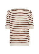 Luanna 4 V Neck T-Shirt - Rusty Combi