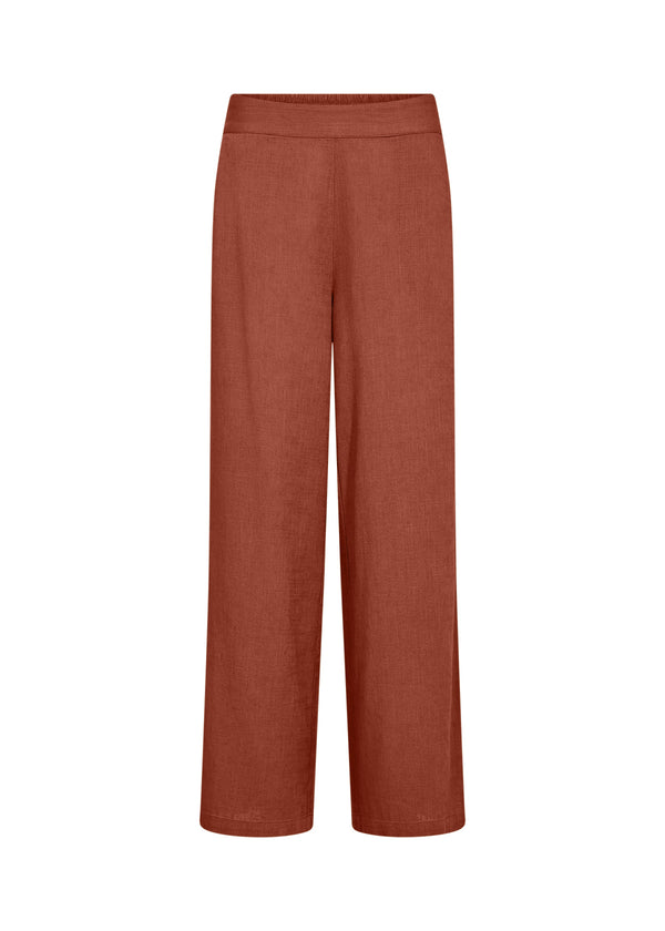 Rozelia 4 Wide Leg Trousers - Rusty