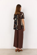 Rosalie 1 Blouse - Hot Fudge Combi