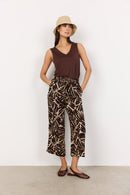 Roksana 5 Print Trousers - Hot Fudge Combi